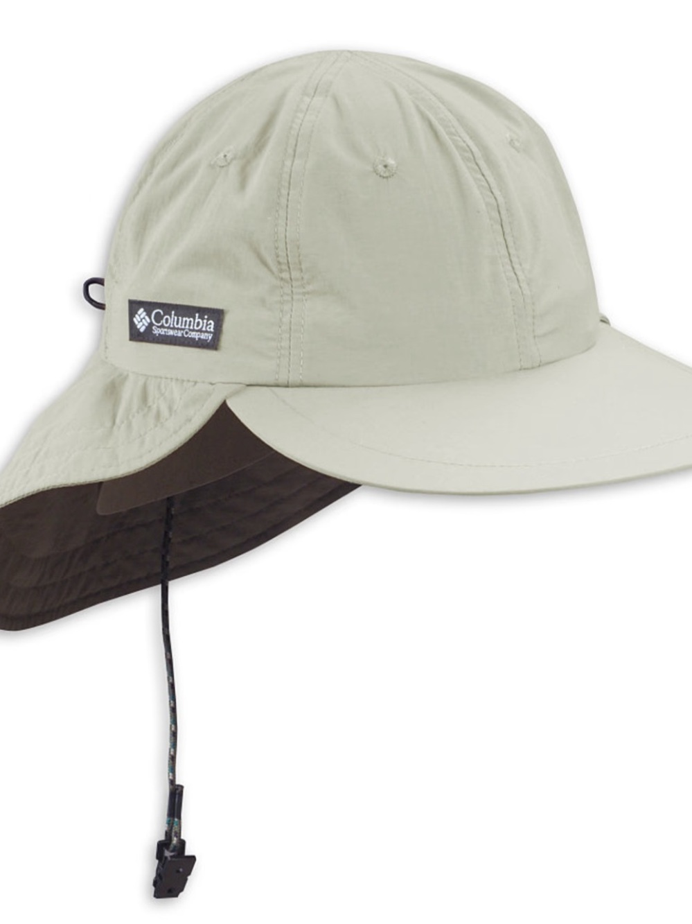 Columbia Sportswear Omni Shade Khaki Convertible Sun Protection Cap One Size